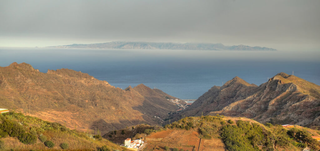 Blick von Teneriffa nach Gran Canaria